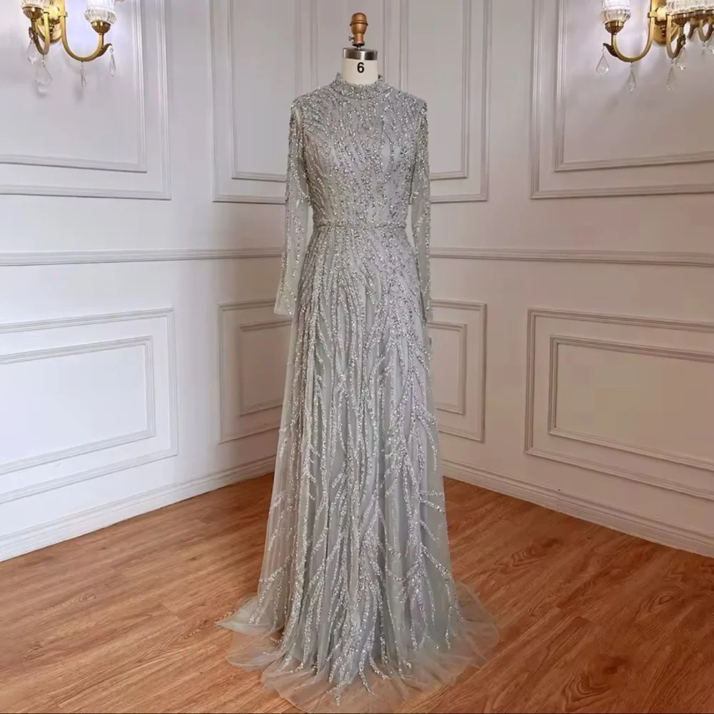 Serene Hill Mermaid Elegant Luxury Evening Dress - Picture 1 of 7